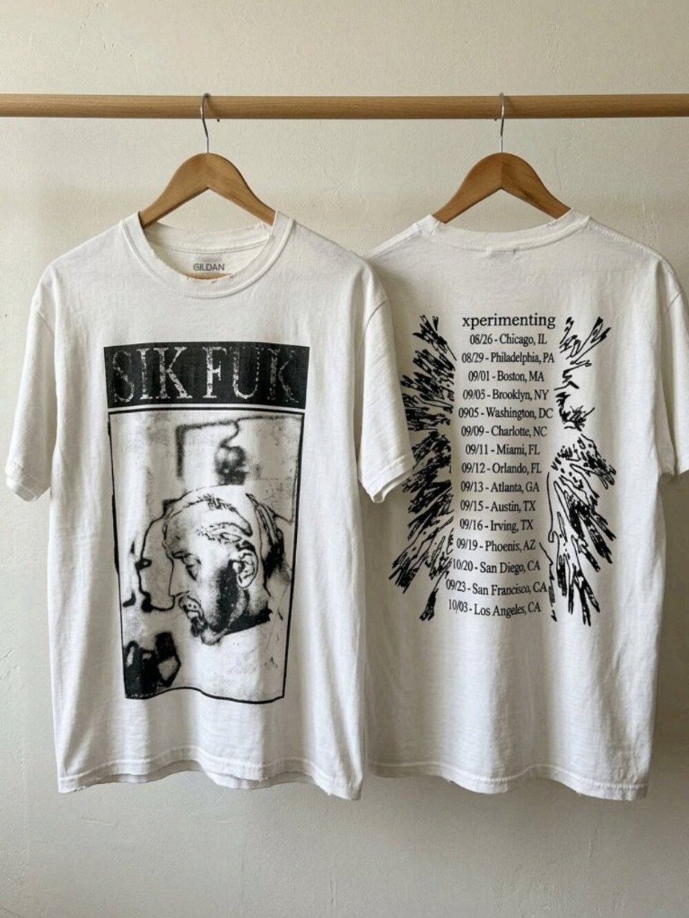 HOT Ken carson xperiment tour merch reprint 2 sildes